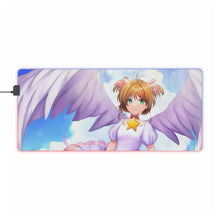 Cargar imagen en el visor de la galería, Alfombrilla de ratón con LED RGB Sakura Kinomoto de Cardcaptor Sakura (alfombrilla de escritorio)
