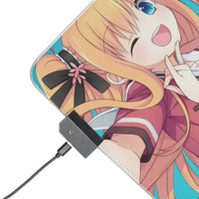 Charger l&#39;image dans la galerie, Tapis de souris LED RVB Yusa Nishimori Smile (tapis de bureau)
