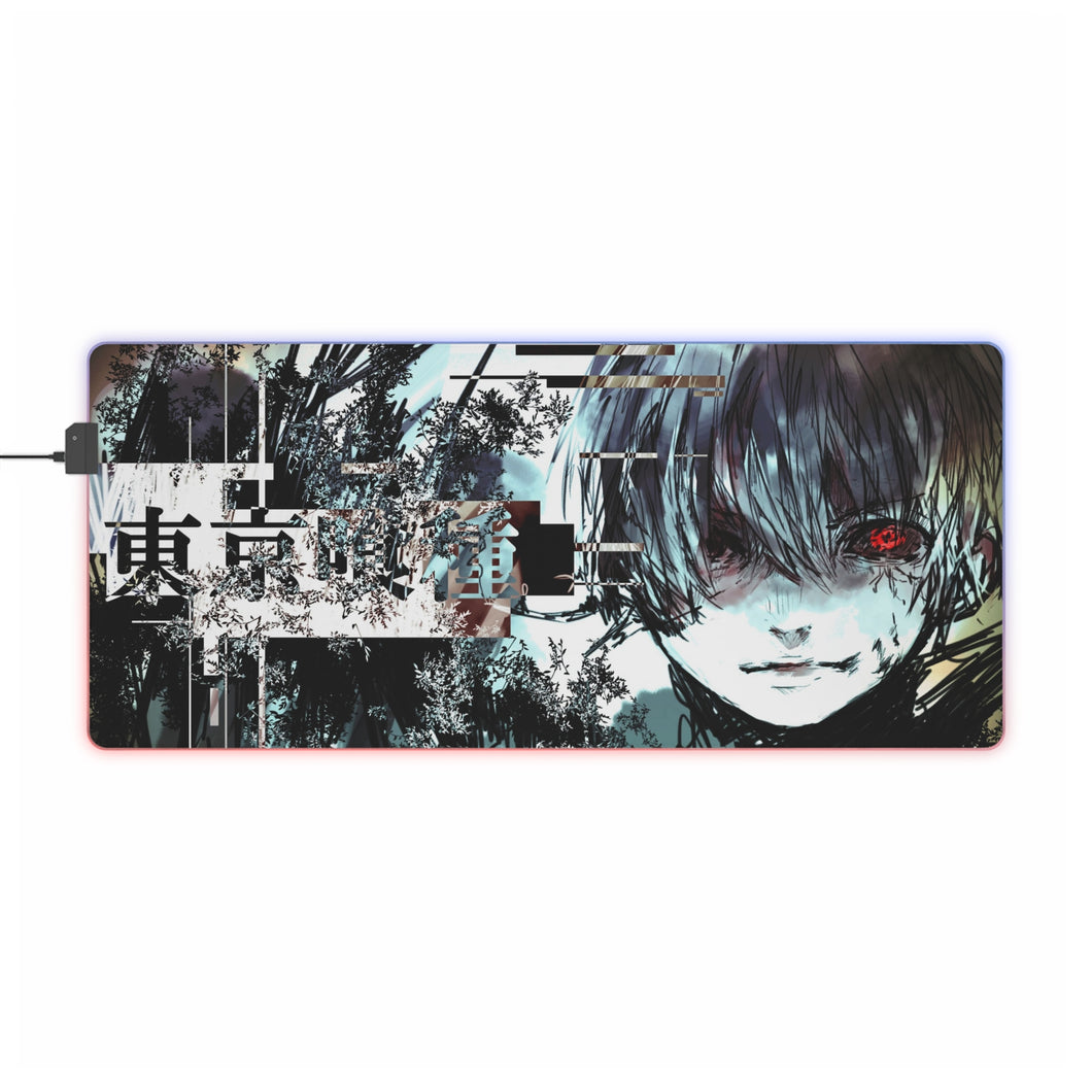 Tapis de souris LED RGB Anime Tokyo Ghoul (tapis de bureau)