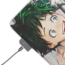 Charger l&#39;image dans la galerie, Tapis de souris LED RVB My Hero Academia Izuku Midoriya (tapis de bureau)
