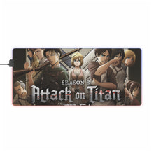 Load image into Gallery viewer, Anime Attack On Titan RGB LED Mouse Pad (Desk Mat)
