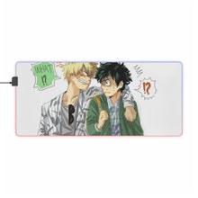 Cargar imagen en el visor de la galería, My Hero Academia Izuku Midoriya, Katsuki Bakugou RGB LED Mouse Pad (Desk Mat)
