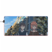 Charger l&#39;image dans la galerie, Tapis de souris LED RVB My Teen Romantic Comedy SNAFU Hachiman Hikigaya (tapis de bureau)
