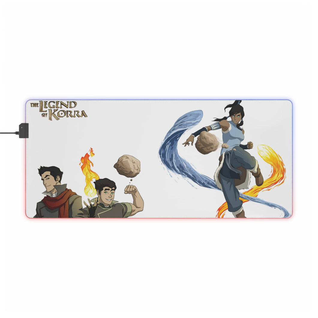 Tapis de souris LED RVB Avatar : La Légende de Korra (tapis de bureau)