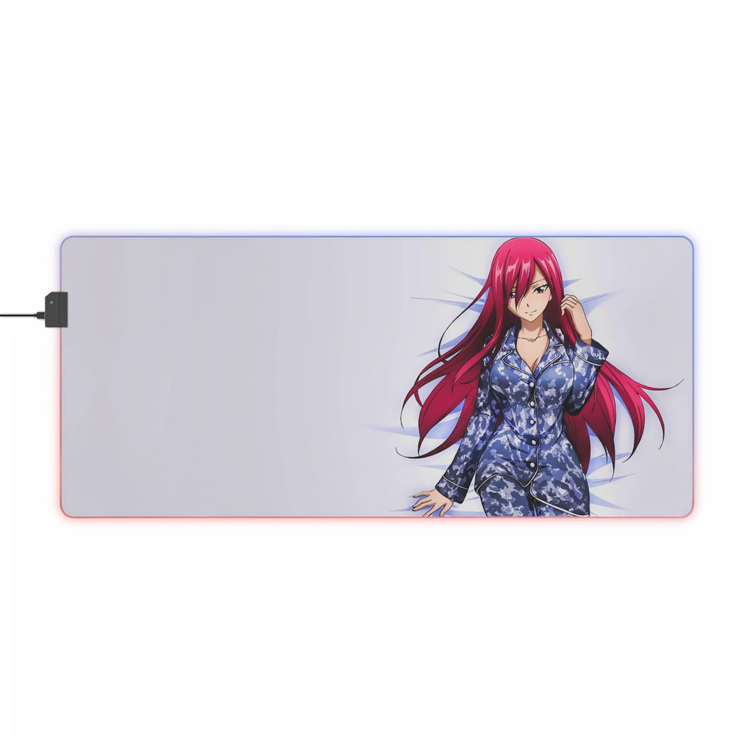 Tapis de souris LED RGB Anime Fairy Tail (tapis de bureau)