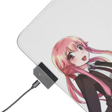 Charger l&#39;image dans la galerie, Tapis de souris LED RVB Mirai Nikki Yuno Gasai (tapis de bureau)
