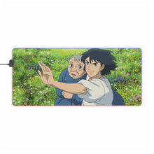 Load image into Gallery viewer, Howl&#39;s Moving Castle RGB LED Mouse Pad (Desk Mat)
