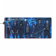 Charger l&#39;image dans la galerie, Tapis de souris LED RVB Anime Attack On Titan (tapis de bureau)
