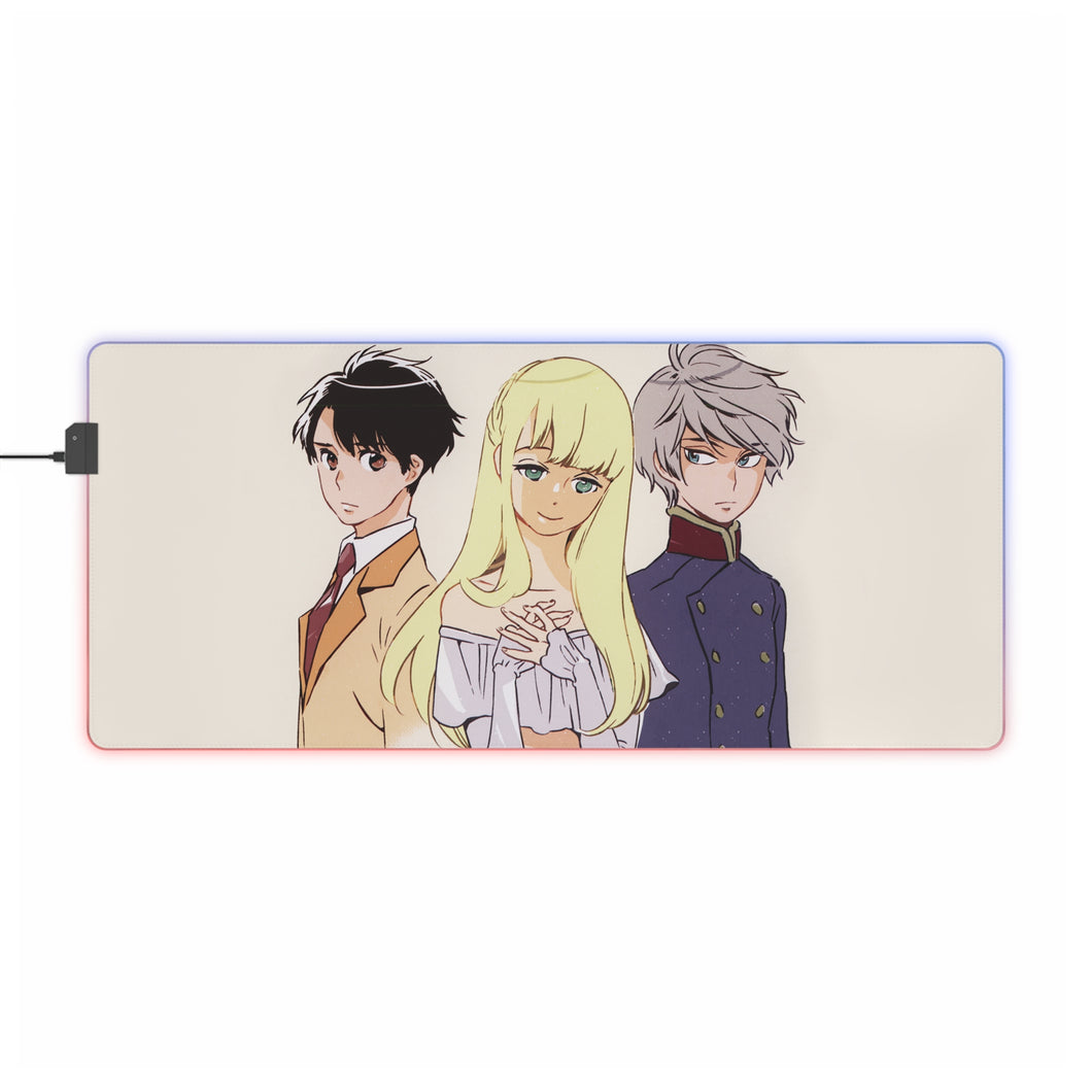 Tapis de souris LED RVB Aldnoah.Zero (tapis de bureau)