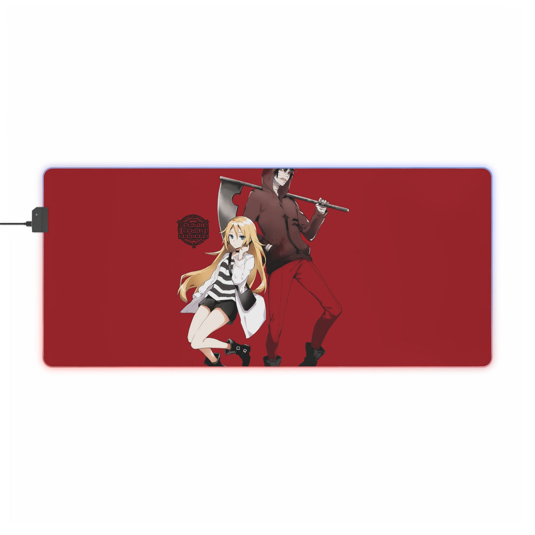 Tapis de souris LED RVB Angels Of Death (tapis de bureau)