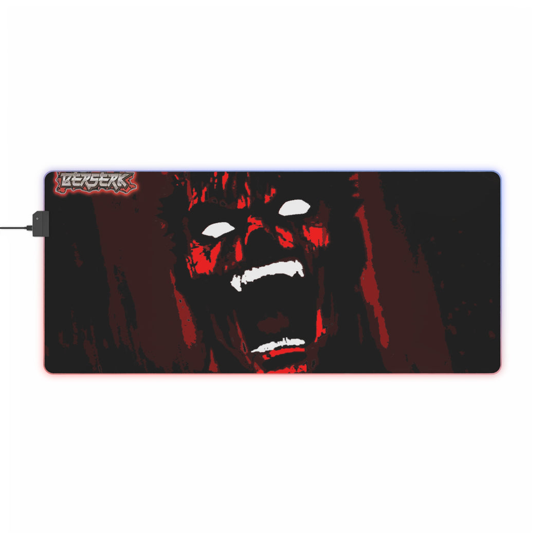 Tapis de souris LED RGB Anime Berserk (tapis de bureau)