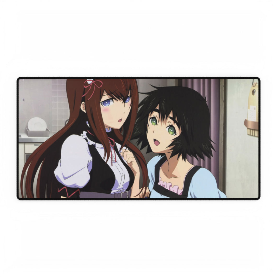 Tapis de souris Kurisu & Mayuri (tapis de bureau)