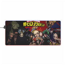 Cargar imagen en el visor de la galería, My Hero Academia Izuku Midoriya, Katsuki Bakugou, All Might, Tenya Iida, Tsuyu Asui RGB LED Mouse Pad (Desk Mat)
