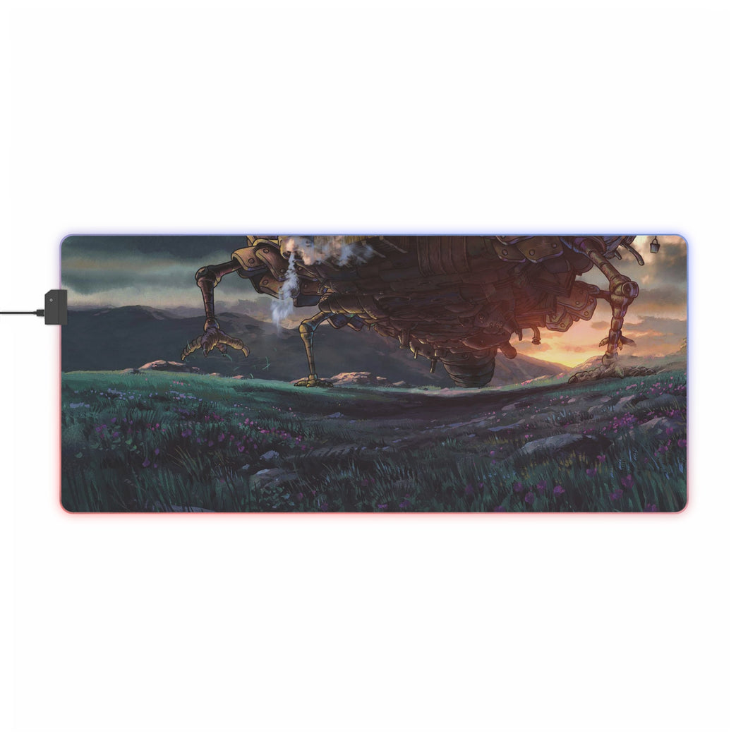 Howl's Moving Castle RGB LED Mouse Pad (Desk Mat)