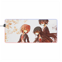 Charger l&#39;image dans la galerie, My Teen Romantic Comedy SNAFU Hachiman Hikigaya, Yukino Yukinoshita, Yui Yuigahama RGB LED Tapis de souris (Tapis de bureau)
