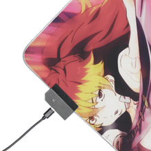 Load image into Gallery viewer, Blue Exorcist RGB LED Mouse Pad (Desk Mat)
