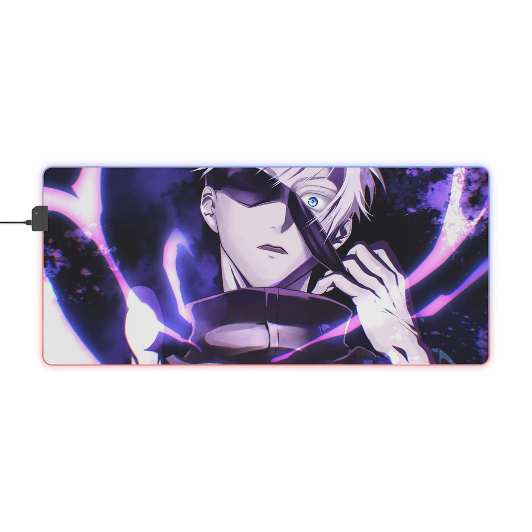 Tapis de souris LED RVB Jujutsu Kaisen (tapis de bureau)