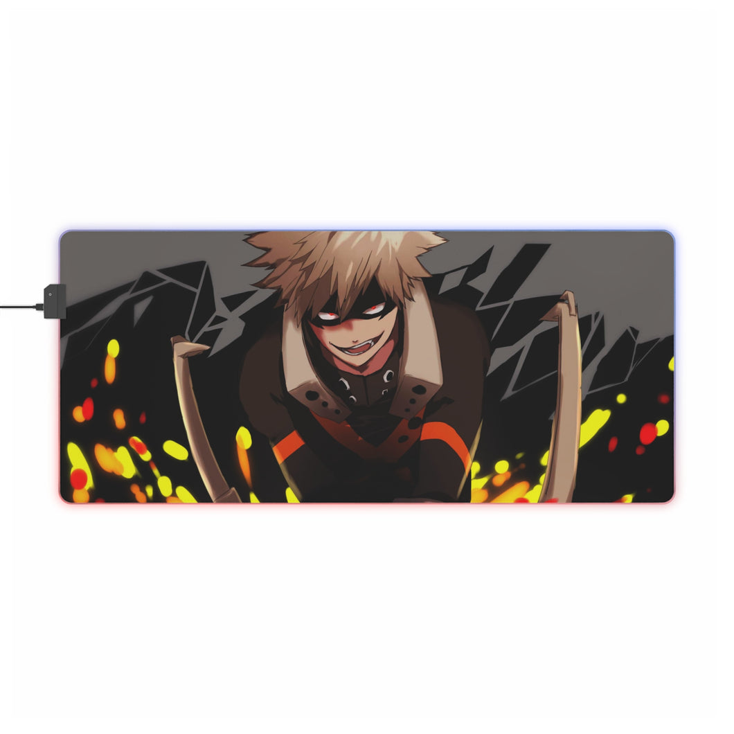 Katsuki Bakugo RGB LED Mouse Pad (Desk Mat)