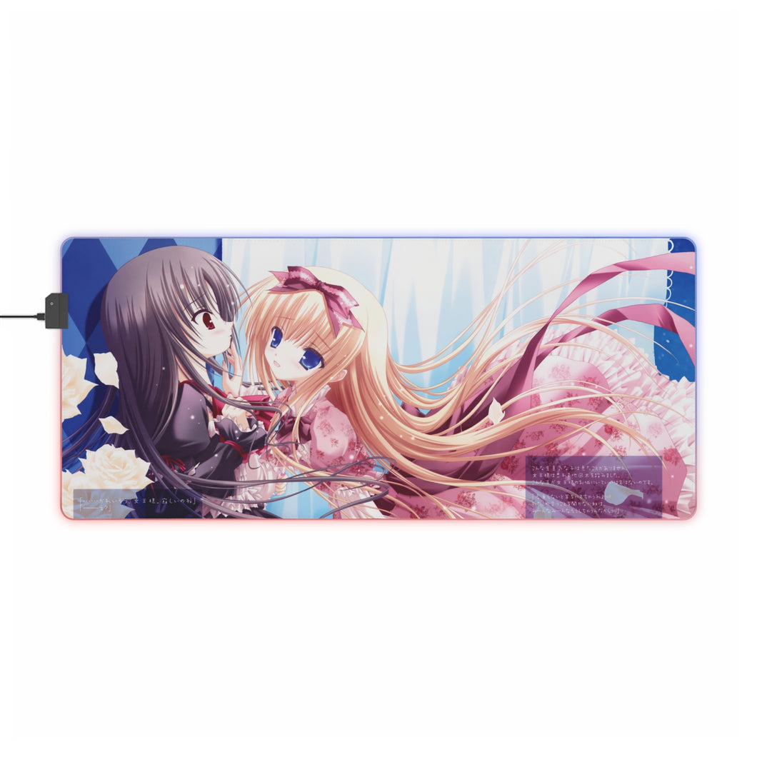 Anime Alice In Wonderland RGB LED Mouse Pad (Desk Mat)