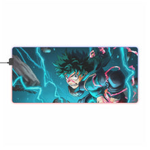 Load image into Gallery viewer, My Hero Academia Izuku Midoriya RGB LED Mouse Pad (Desk Mat)
