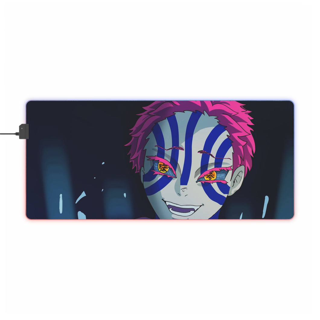 Tapis de souris LED RGB Demon Slayer : Kimetsu No Yaiba (tapis de bureau)