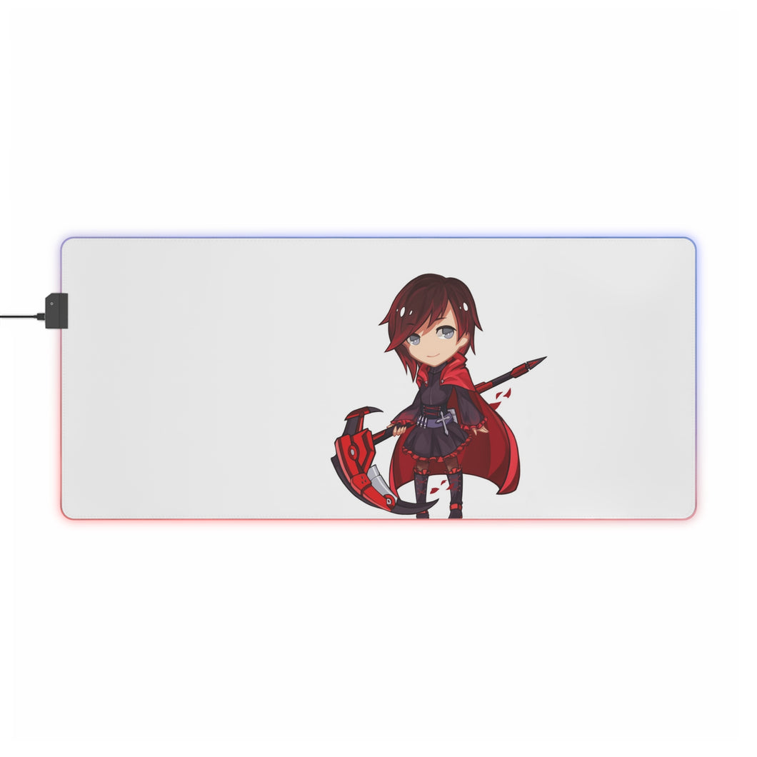 Tapis de souris LED RGB Anime RWBY (tapis de bureau)