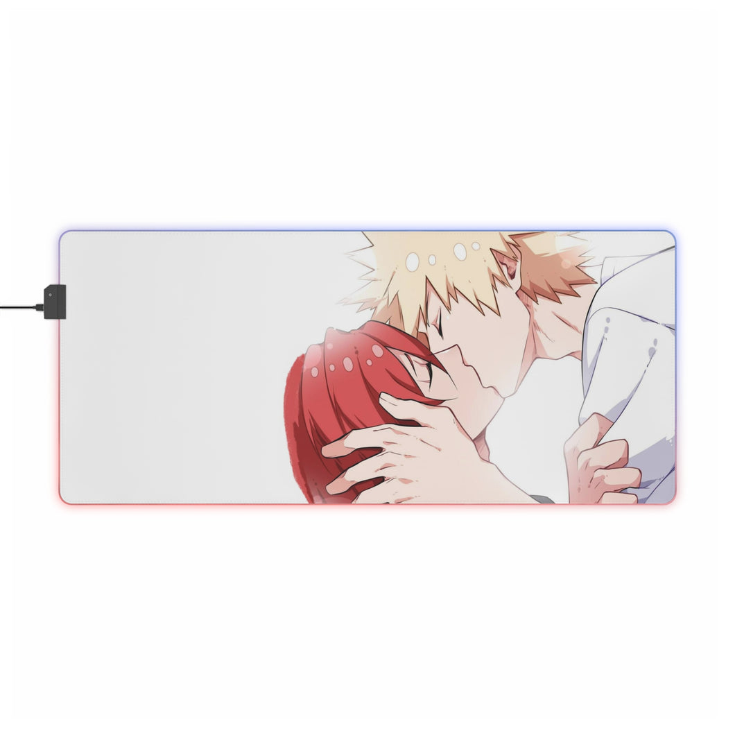 Kirishima and Bakugo RGB LED Mouse Pad (Desk Mat)