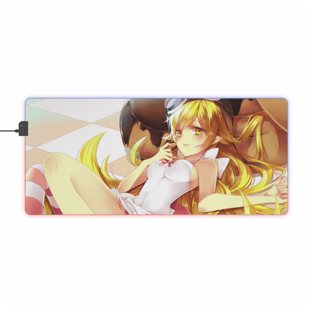 Shinobu Oshino RGB LED Mouse Pad (Desk Mat)