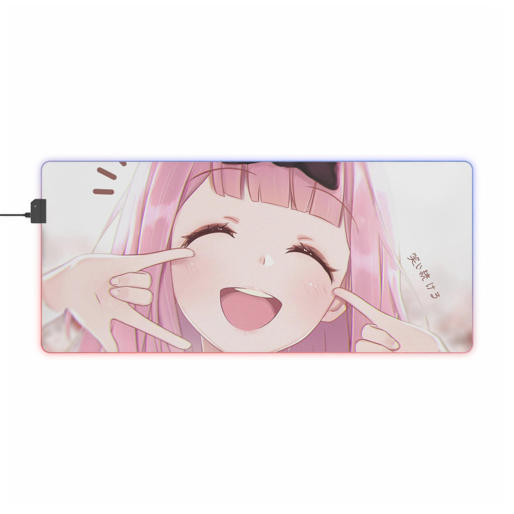 Tapis de souris LED RVB Chika Fujiwara (tapis de bureau)