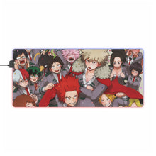 Cargar imagen en el visor de la galería, My Hero Academia Izuku Midoriya, Katsuki Bakugou, Tenya Iida, Tsuyu Asui RGB LED Mouse Pad (Desk Mat)
