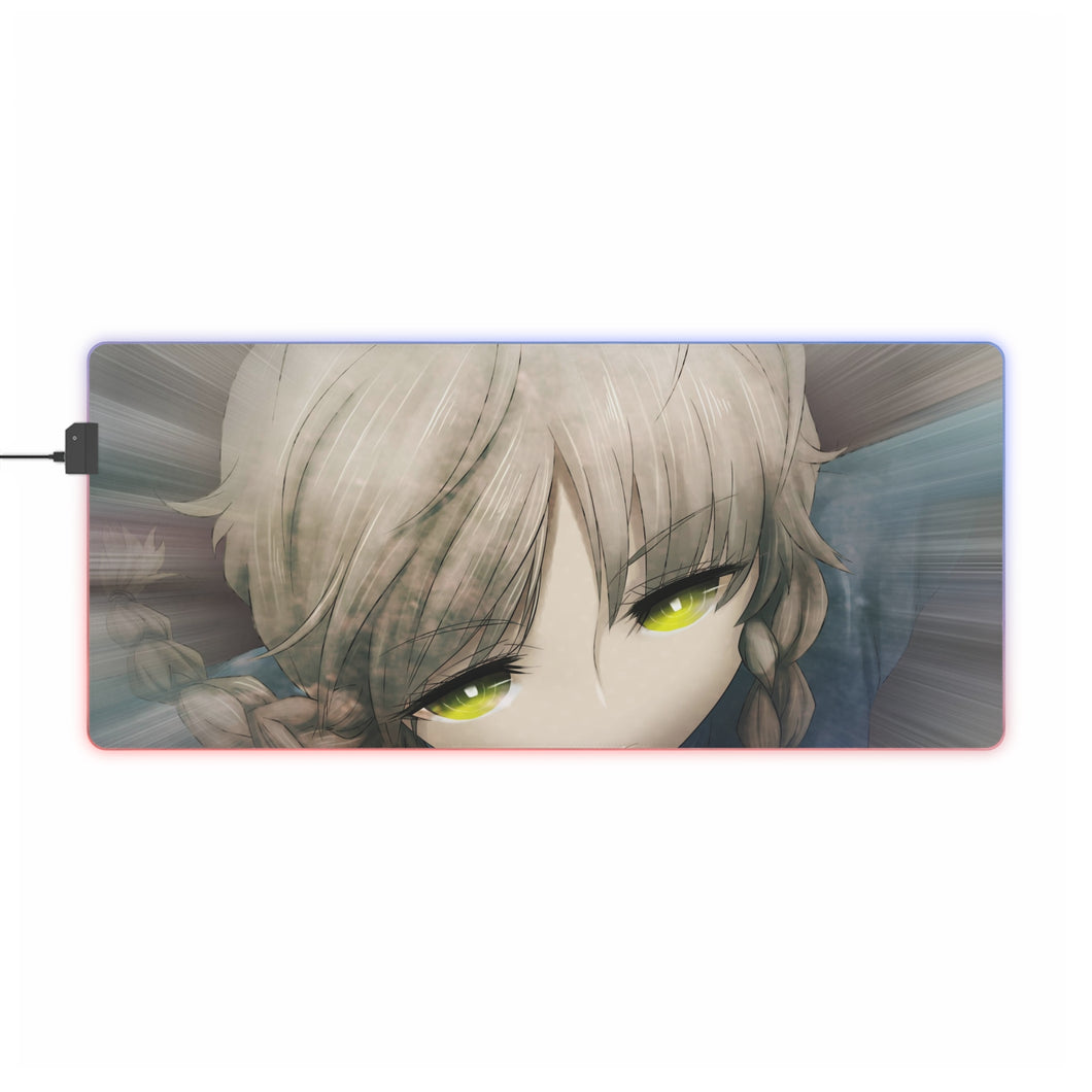 Anime Steins;Gate RGB LED Mouse Pad (Desk Mat)