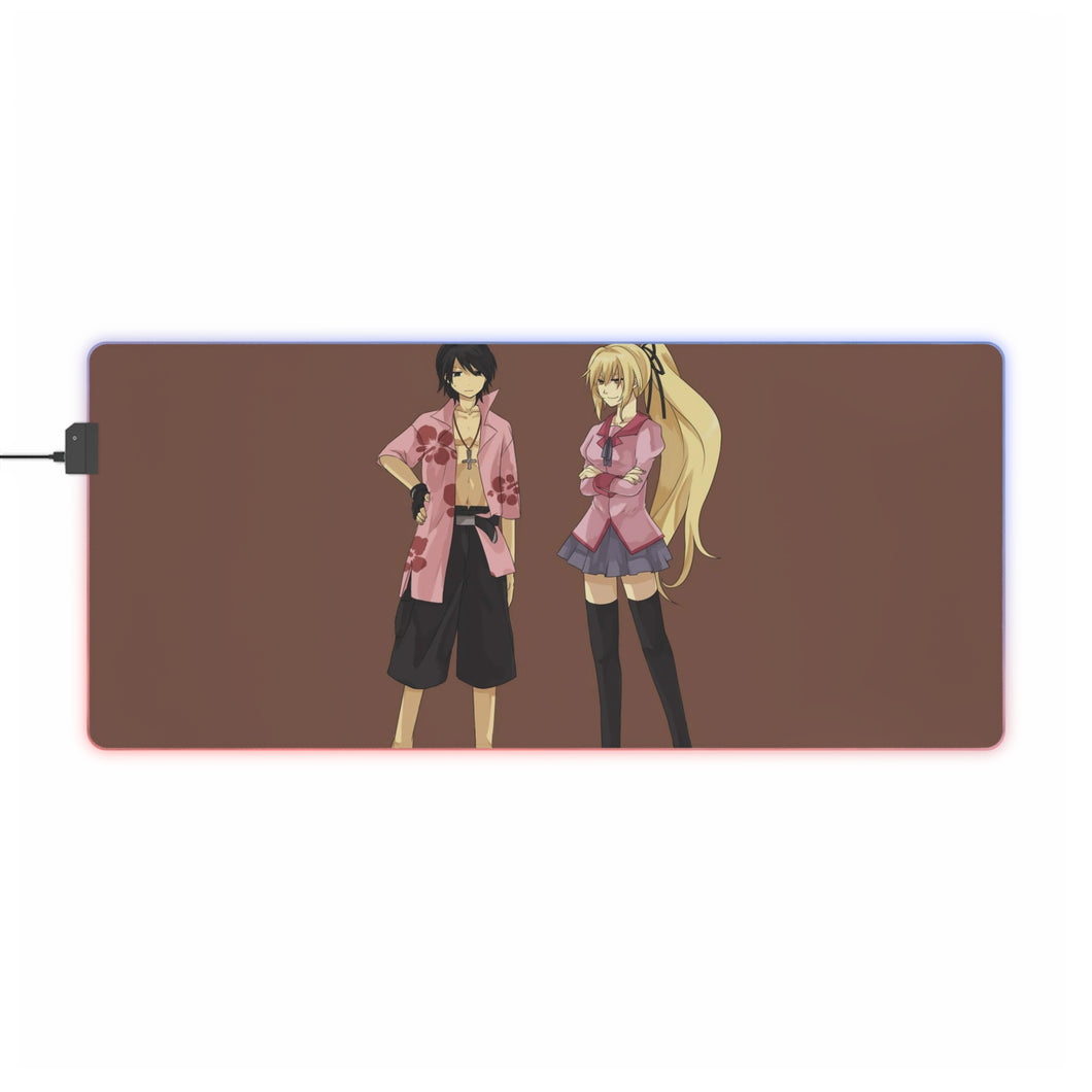 Monogatari (Series) RGB LED Mouse Pad (Desk Mat)