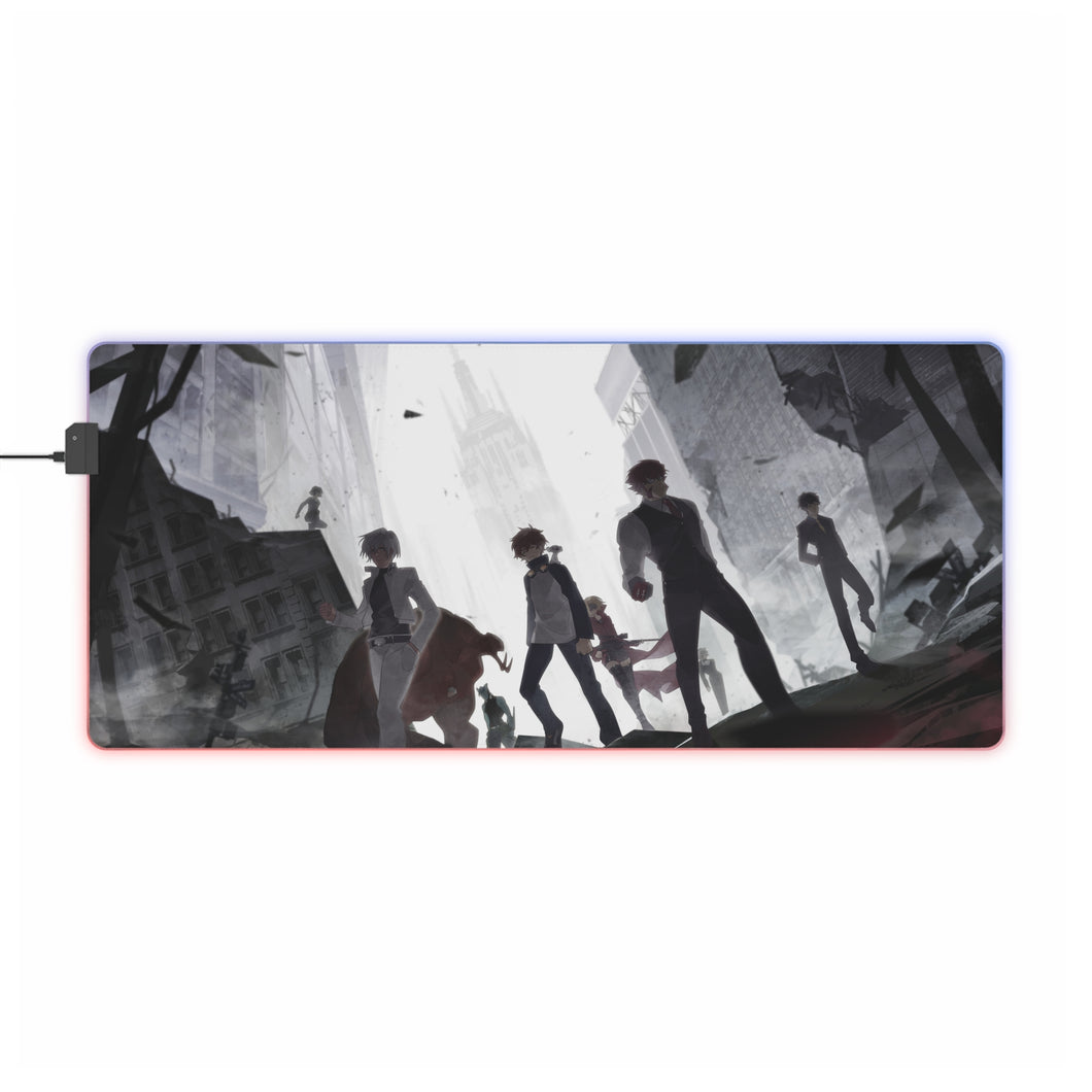 Blood Blockade Battlefront Leonardo Watch, Klaus Von Reinherz, Zapp Renfro, Chain Sumeragi, Steven A. Starphase RGB LED Mouse Pad (Desk Mat)