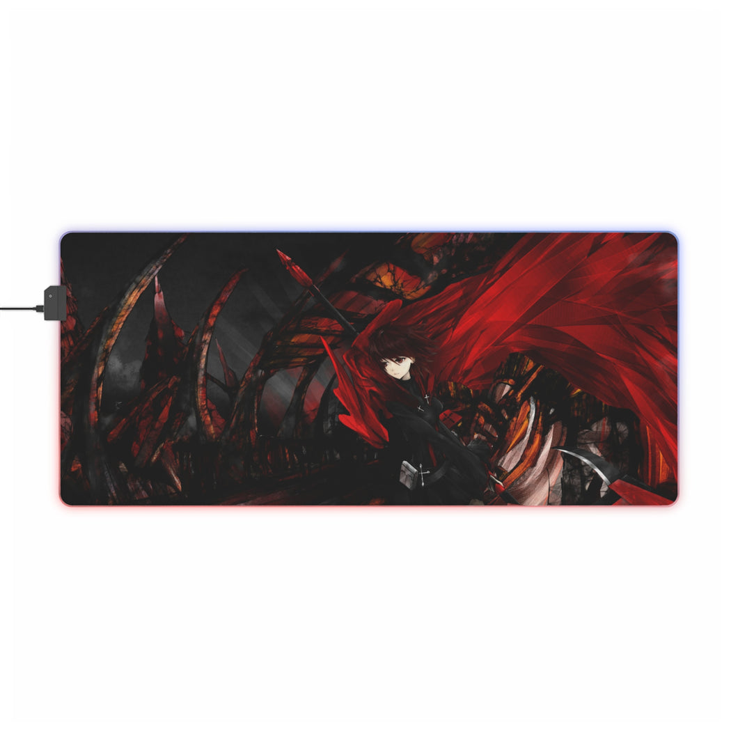 Tapis de souris LED RGB Anime RWBY (tapis de bureau)