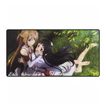 Load image into Gallery viewer, Asuna and Yuuki Mouse Pad (Desk Mat)
