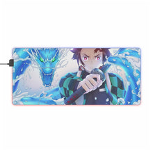 Charger l&#39;image dans la galerie, Tapis de souris LED RGB Demon Slayer : Kimetsu No Yaiba (tapis de bureau)
