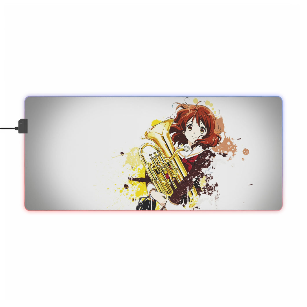 Sound! Euphonium Kumiko Oumae RGB LED Mouse Pad (Desk Mat)