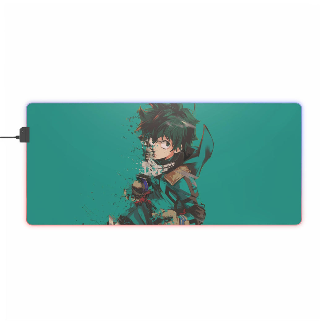 Tapis de souris LED RGB Wallpaper Deku (tapis de bureau)