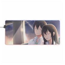 Charger l&#39;image dans la galerie, Tapis de souris LED RVB My Teen Romantic Comedy SNAFU Hachiman Hikigaya, Yukino Yukinoshita (tapis de bureau)
