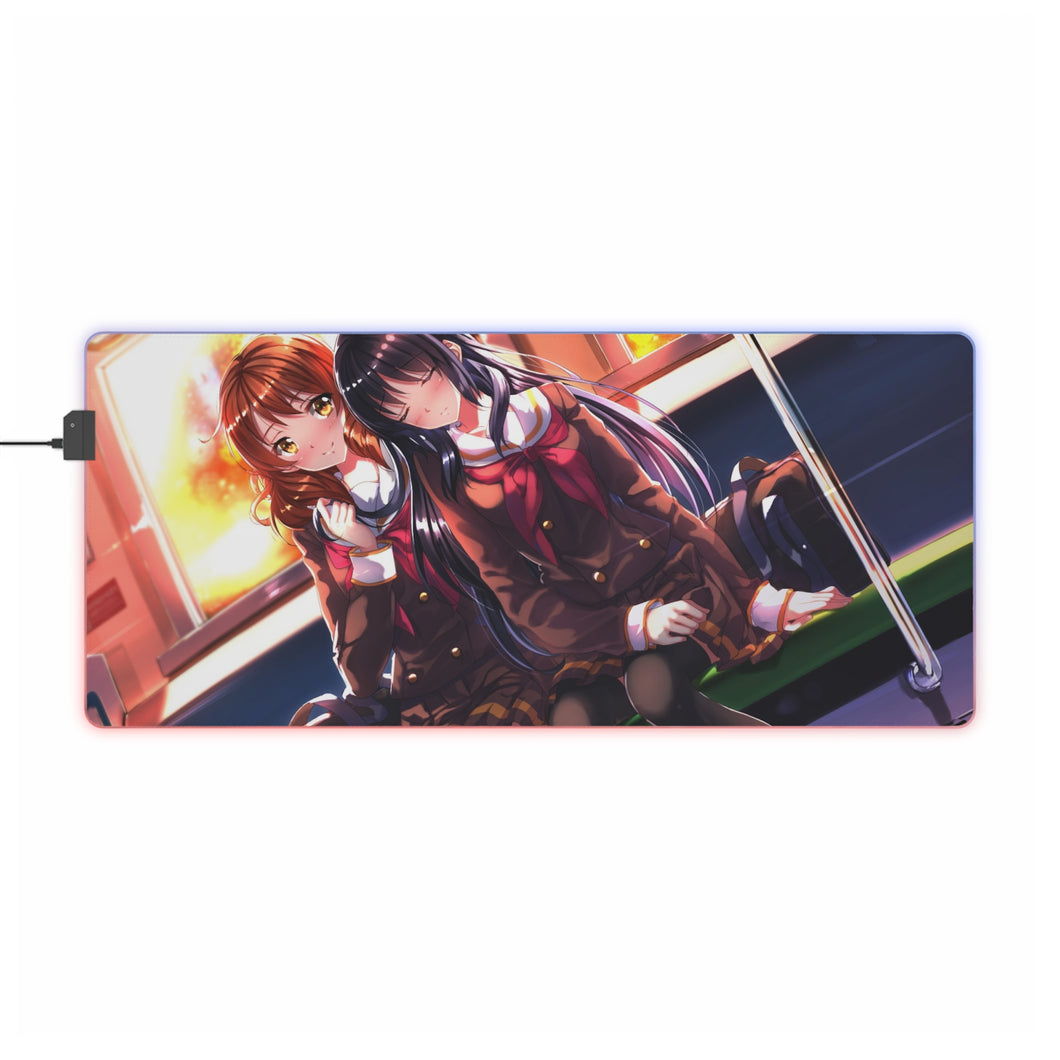 Son ! Euphonium Kumiko Oumae, Reina Kousaka Tapis de souris LED RGB (tapis de bureau)