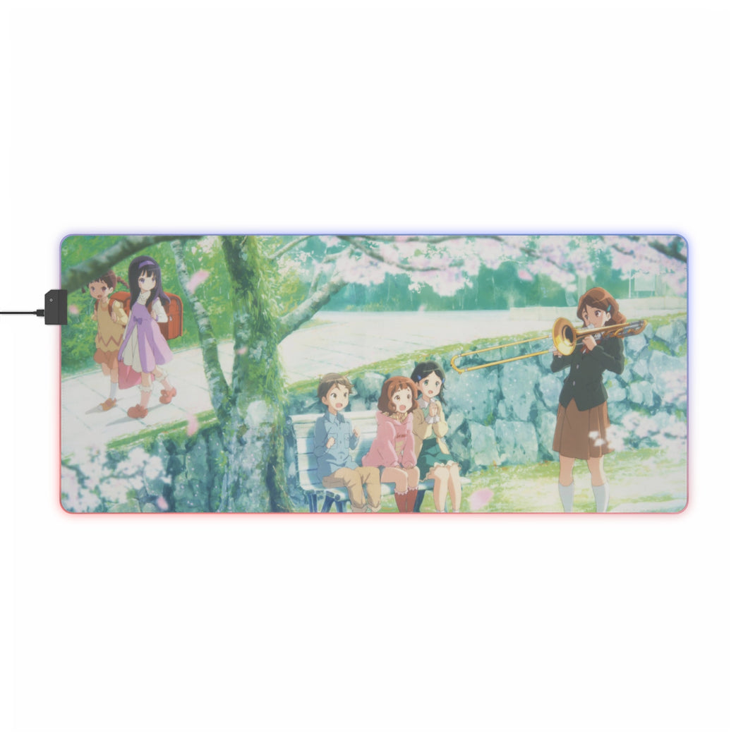 Sound! Euphonium Kumiko Oumae, Reina Kousaka RGB LED Mouse Pad (Desk Mat)