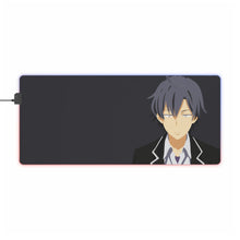 Charger l&#39;image dans la galerie, Tapis de souris LED RVB My Teen Romantic Comedy SNAFU Hachiman Hikigaya (tapis de bureau)
