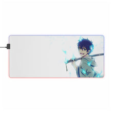 Load image into Gallery viewer, Blue Exorcist Rin Okumura RGB LED Mouse Pad (Desk Mat)
