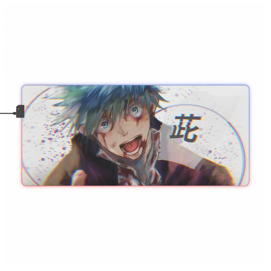 Tapis de souris LED RVB Jujutsu Kaisen (tapis de bureau)