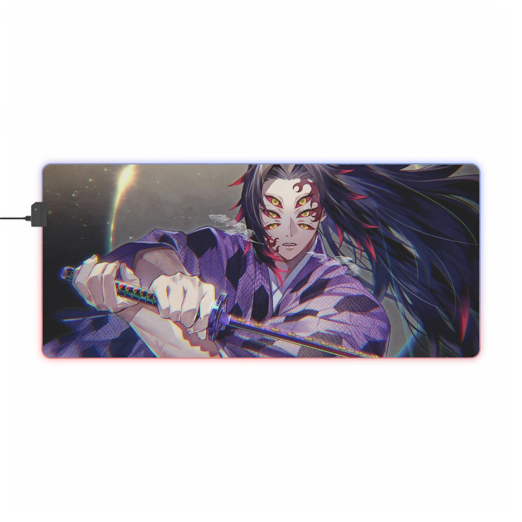 Tapis de souris LED RGB Demon Slayer : Kimetsu No Yaiba (tapis de bureau)