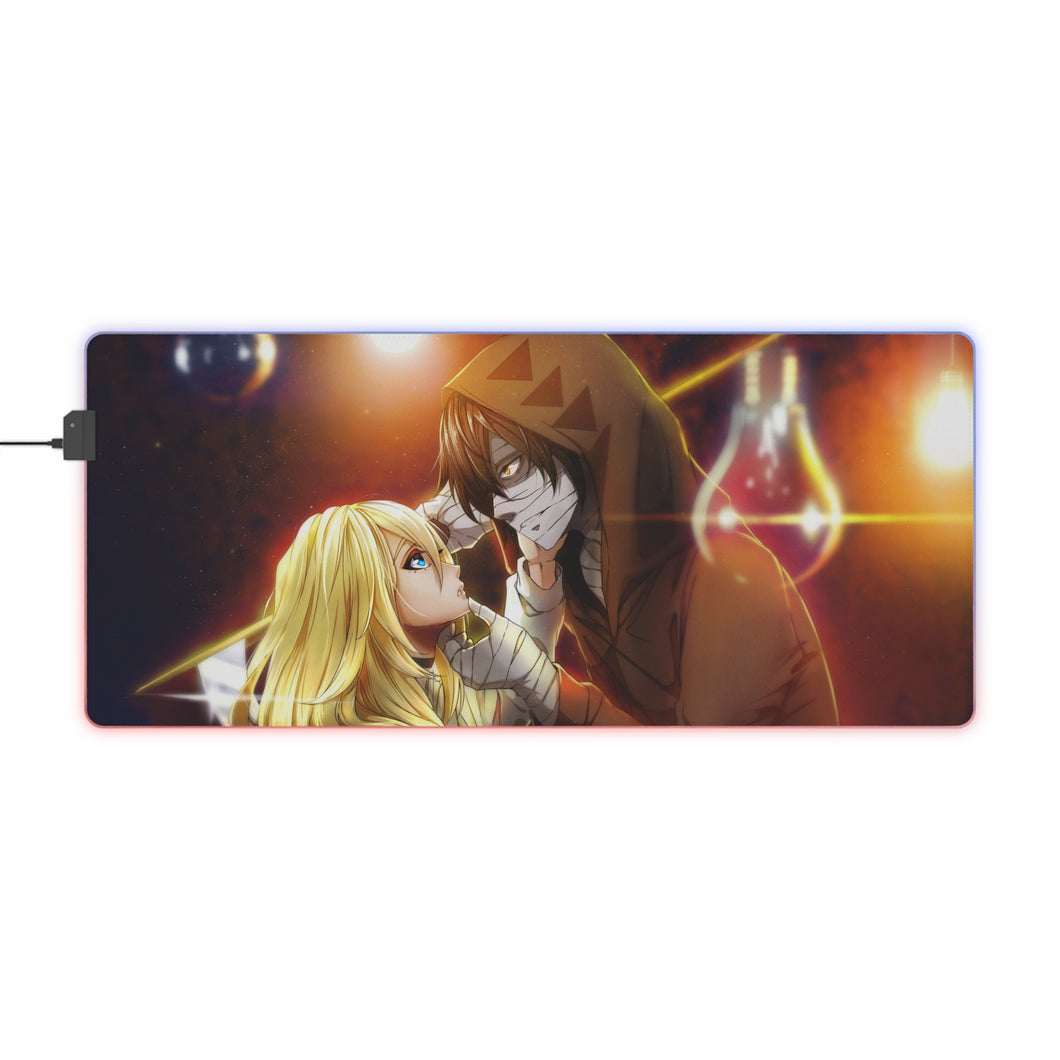 Tapis de souris LED RVB Angels Of Death Rachel Gardner (tapis de bureau)