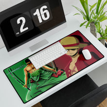 Charger l&#39;image dans la galerie, Tapis de souris (tapis de bureau) Lord Of Wars Monkey D Luffy Zorro
