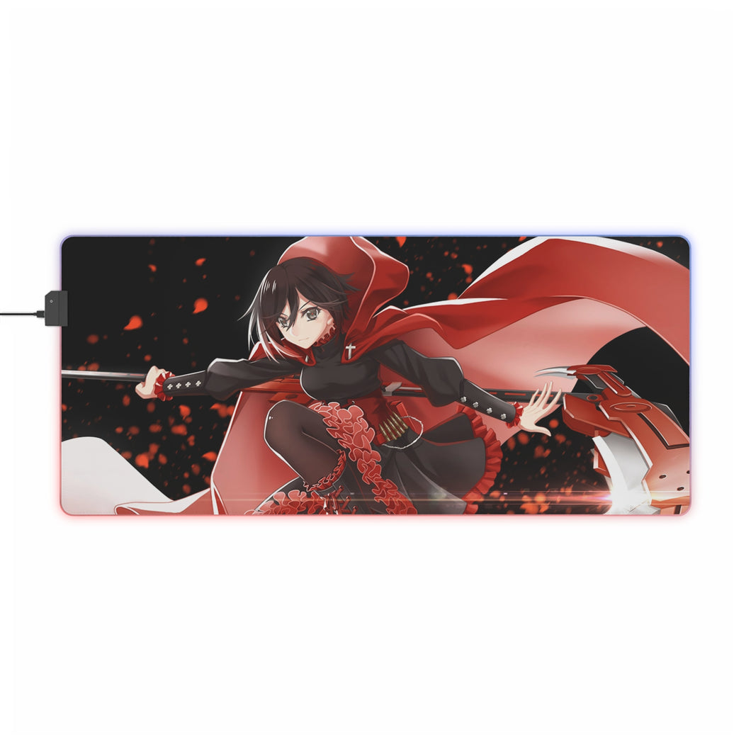 Tapis de souris LED RGB Anime RWBY (tapis de bureau)