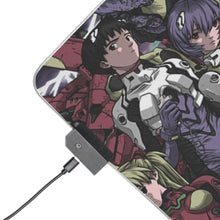 Charger l&#39;image dans la galerie, Tapis de souris LED RGB Anime Neon Genesis Evangelion (tapis de bureau)
