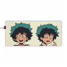 Charger l&#39;image dans la galerie, Tapis de souris LED RVB My Hero Academia Izuku Midoriya (tapis de bureau)
